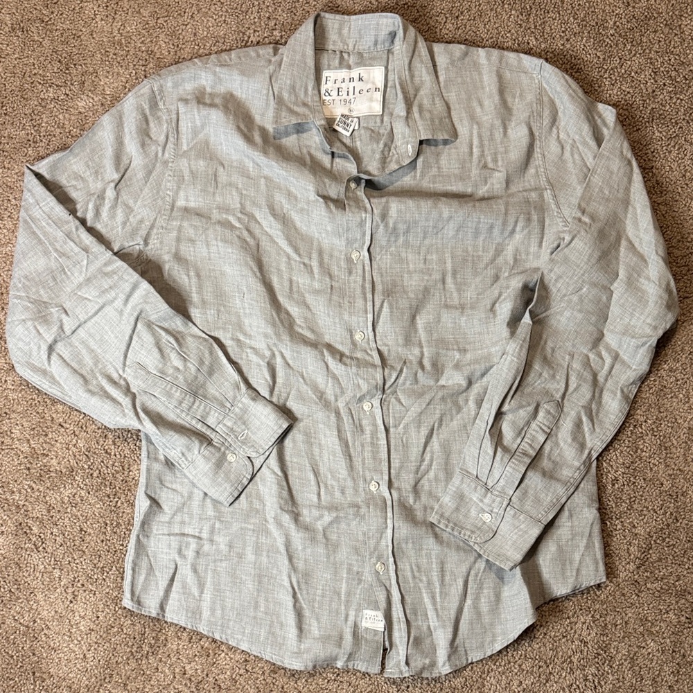 Frank & Eileen Gray Button-Down Shirt